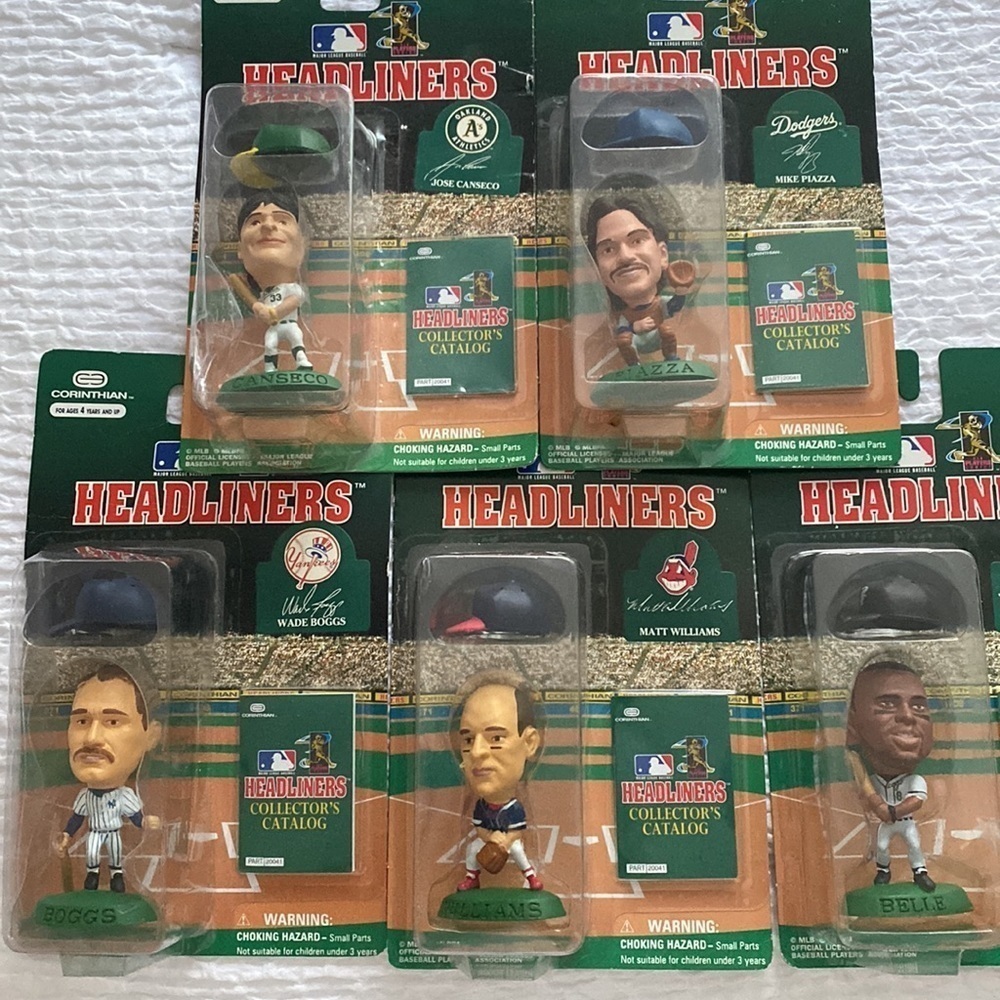 Baseball Headliners Canseco, Boggs, Williams, Belle, Piazza